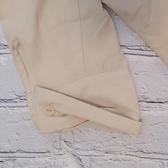 Laura Scott size 16 Cream button-up shirt with a relaxed fit #preppy #vintage - Picture 4 of 6